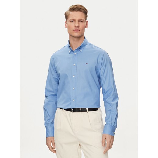 Tommy Hilfiger Koszula MW0MW29969 Niebieski Regular Fit ze sklepu MODIVO w kategorii Koszule męskie - zdjęcie 182763300