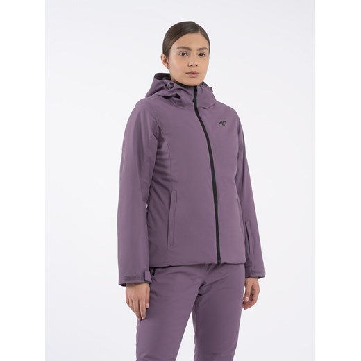 4F Kurtka narciarska 4FAW23TJACF120 Fioletowy Regular Fit ze sklepu MODIVO w kategorii Kurtki damskie - zdjęcie 182763304
