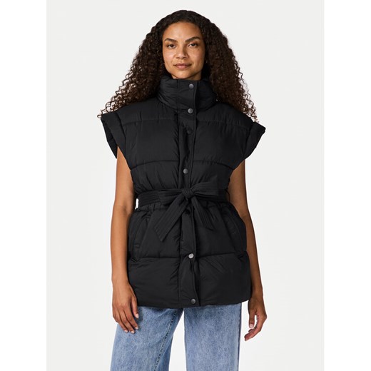 YAS Bezrękawnik Merla 26035395 Czarny Slim Fit ze sklepu MODIVO w kategorii Kamizelki damskie - zdjęcie 182763321