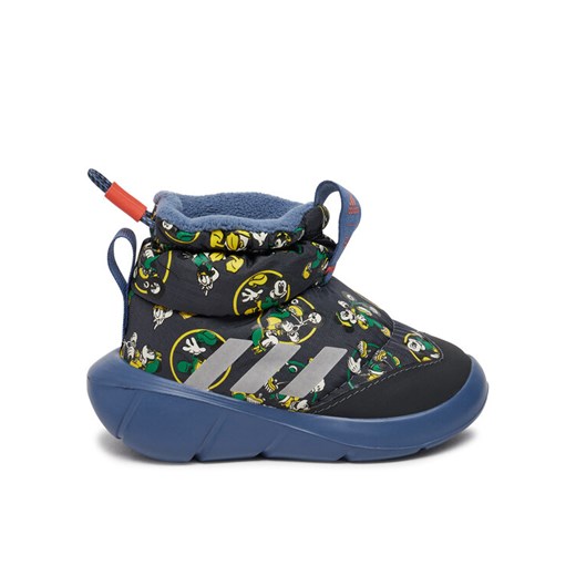 adidas Śniegowce Monofit Boot Mickey I IE6026 Szary ze sklepu MODIVO w kategorii Buty zimowe dziecięce - zdjęcie 182763324