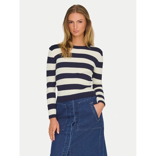 JDY Sweter Plum 15277223 Granatowy Regular Fit ze sklepu MODIVO w kategorii Swetry damskie - zdjęcie 182763351