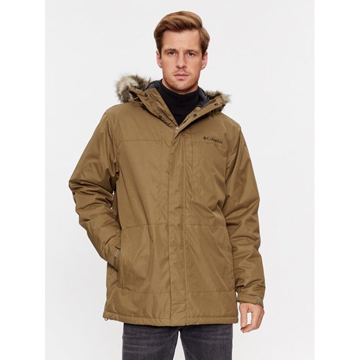 Columbia Kurtka zimowa Leif Trail™ Parka Brązowy Regular Fit ze sklepu MODIVO w kategorii Kurtki męskie - zdjęcie 182763400