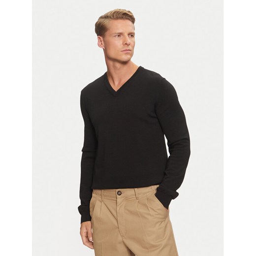 Hugo Sweter San Vredo-M 50474172 Czarny Slim Fit ze sklepu MODIVO w kategorii Swetry męskie - zdjęcie 182763424
