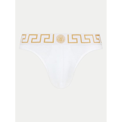 Versace Stringi AU100022 1A10011 Biały ze sklepu MODIVO w kategorii Majtki męskie - zdjęcie 182763440