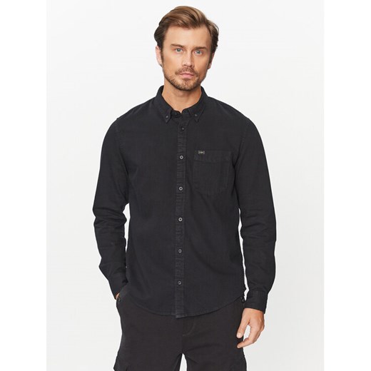Lee Koszula 112330674 Czarny Regular Fit ze sklepu MODIVO w kategorii Koszule męskie - zdjęcie 182763463