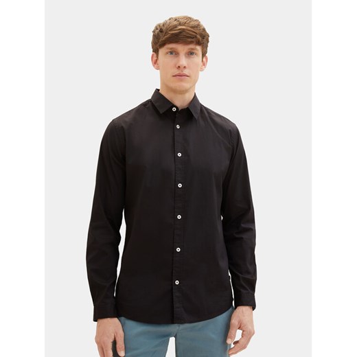Tom Tailor Koszula 1037435 Czarny Regular Fit ze sklepu MODIVO w kategorii Koszule męskie - zdjęcie 182763500