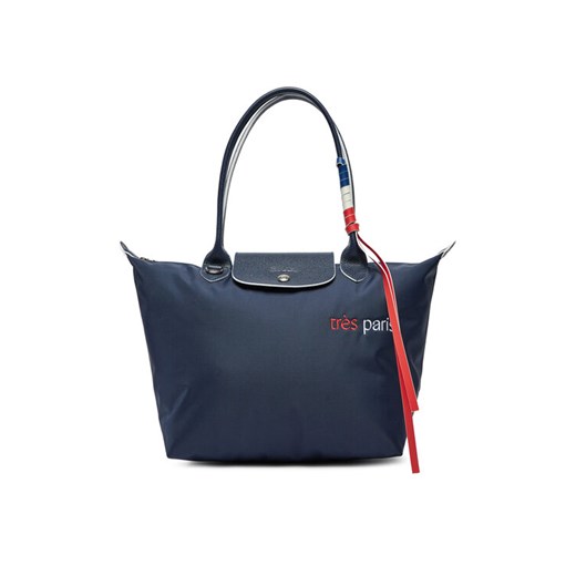 Longchamp Torebka 2605HBG Granatowy ze sklepu MODIVO w kategorii Torby Shopper bag - zdjęcie 182763542