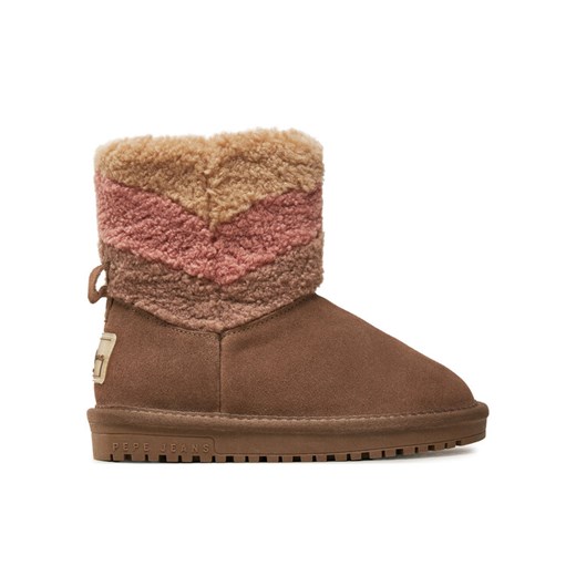 Pepe Jeans Śniegowce PGS50201 Brązowy ze sklepu MODIVO w kategorii Buty zimowe dziecięce - zdjęcie 182763613
