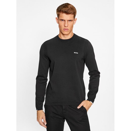 Boss Sweter Ever-X_Cn 50498539 Czarny Regular Fit ze sklepu MODIVO w kategorii Swetry męskie - zdjęcie 182763654