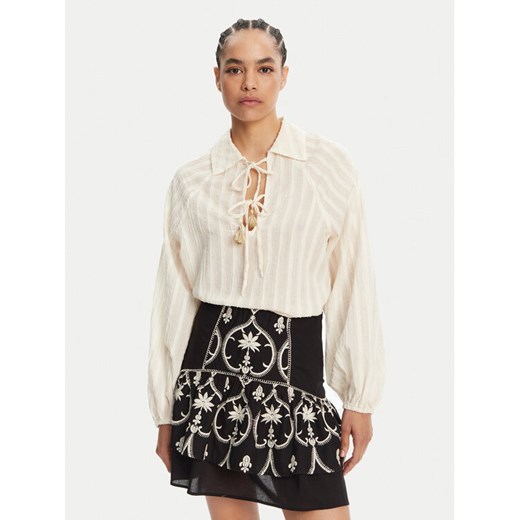 Devotion TWINS Koszula Phenomenon 025.009G Écru Loose Fit ze sklepu MODIVO w kategorii Koszule damskie - zdjęcie 182763671
