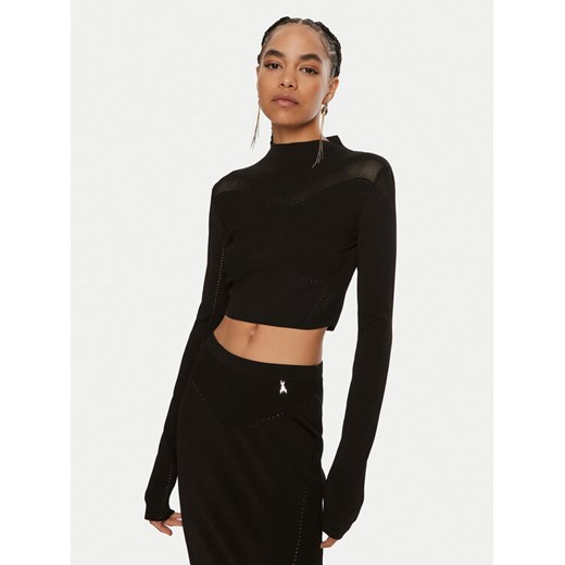 Patrizia Pepe Bluzka 8K0218 K195 K103 Czarny Slim Fit ze sklepu MODIVO w kategorii Bluzki damskie - zdjęcie 182763674