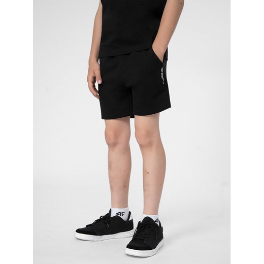 4F Szorty sportowe 4FJSS23TSHOM049 Czarny Regular Fit ze sklepu MODIVO w kategorii Spodenki chłopięce - zdjęcie 182763742