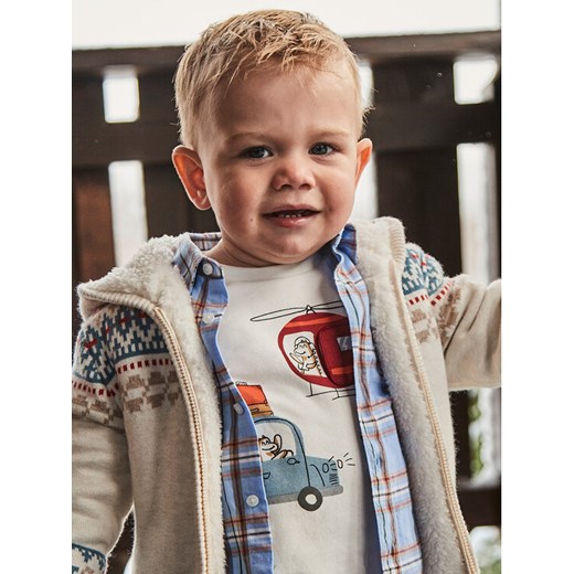 Mayoral Bluzka 2038 Écru Regular Fit ze sklepu MODIVO w kategorii Bluzy i swetry - zdjęcie 182763783