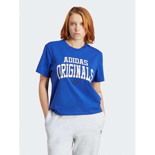 adidas T-Shirt T-Shirt IC5982 Niebieski ze sklepu MODIVO w kategorii Bluzki damskie - zdjęcie 182763832