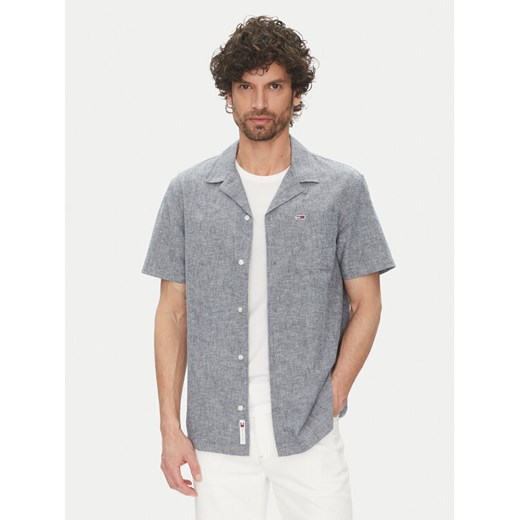 Tommy Jeans Koszula DM0DM20895 Granatowy Regular Fit ze sklepu MODIVO w kategorii Koszule męskie - zdjęcie 182763882