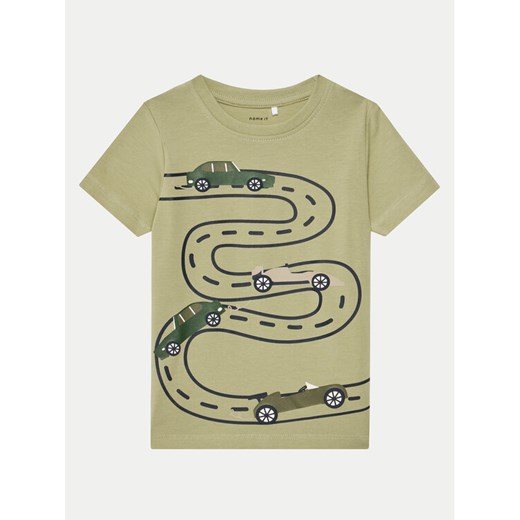 NAME IT T-Shirt Borris 13238894 Zielony Regular Fit ze sklepu MODIVO w kategorii T-shirty chłopięce - zdjęcie 182763971