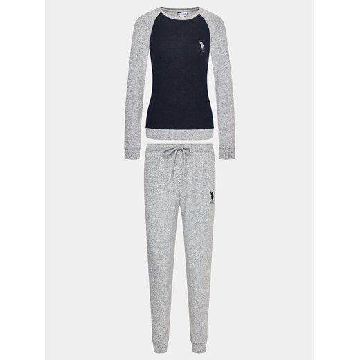 U.S. Polo Assn. Piżama Ev Gijm 16817 Szary Regular Fit ze sklepu MODIVO w kategorii Piżamy damskie - zdjęcie 182764181