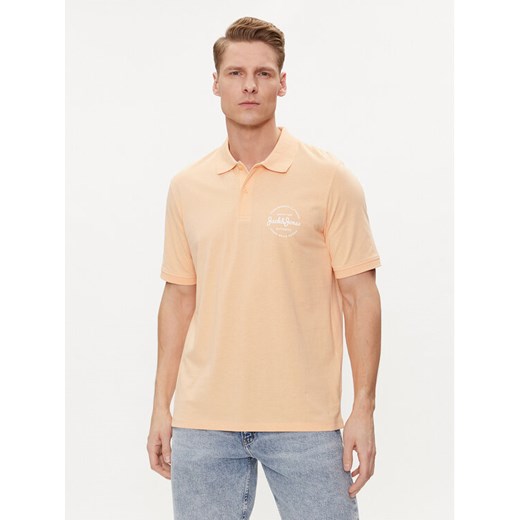 Jack&Jones Polo Forest 12248621 Różowy Standard Fit ze sklepu MODIVO w kategorii T-shirty męskie - zdjęcie 182764201