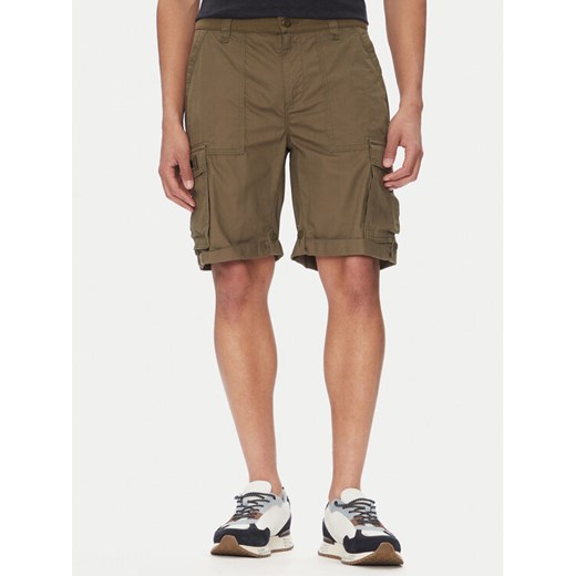 Aeronautica Militare Szorty materiałowe 251BE250CT3501 Khaki Regular Fit ze sklepu MODIVO w kategorii Spodenki męskie - zdjęcie 182764242
