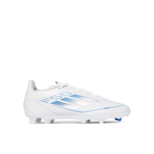 adidas Buty do piłki nożnej F50 League Firm/Multi-Ground IE3748 Biały ze sklepu MODIVO w kategorii Buty sportowe dziecięce - zdjęcie 182764262
