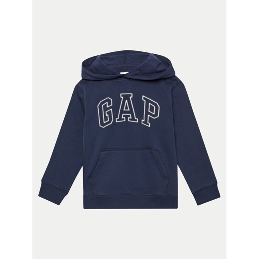 Gap Bluza 516663-06 Granatowy Regular Fit ze sklepu MODIVO w kategorii Bluzy chłopięce - zdjęcie 182764322