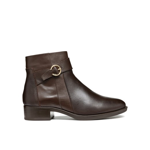 Geox Botki D Felicity D46G1A 04304 C6021 Brązowy ze sklepu MODIVO w kategorii Botki - zdjęcie 182764344