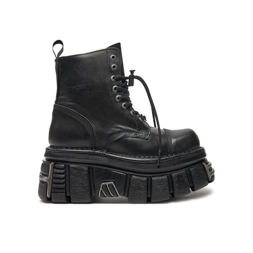 NEW ROCK Glany M-NEWMILI083-S37 Czarny ze sklepu MODIVO w kategorii Workery damskie - zdjęcie 182764392