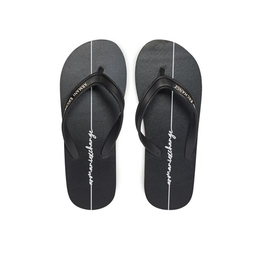 Armani Exchange Japonki XDQ010 XV700 N642 Czarny ze sklepu MODIVO w kategorii Klapki damskie - zdjęcie 182764430