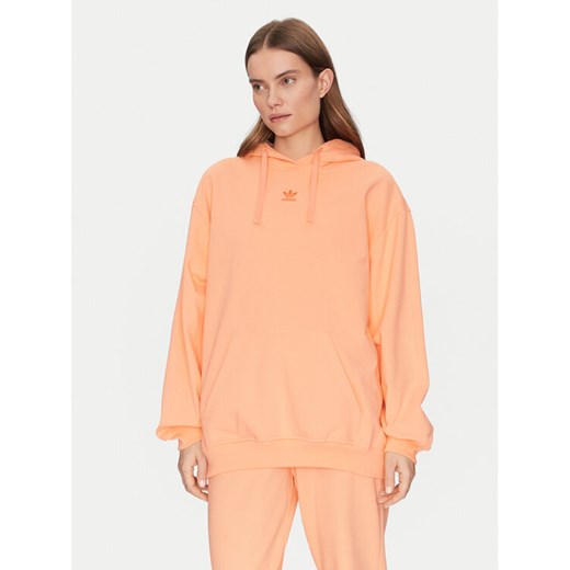 adidas Bluza Essentials JJ3499 Różowy Oversize ze sklepu MODIVO w kategorii Bluzy damskie - zdjęcie 182764443