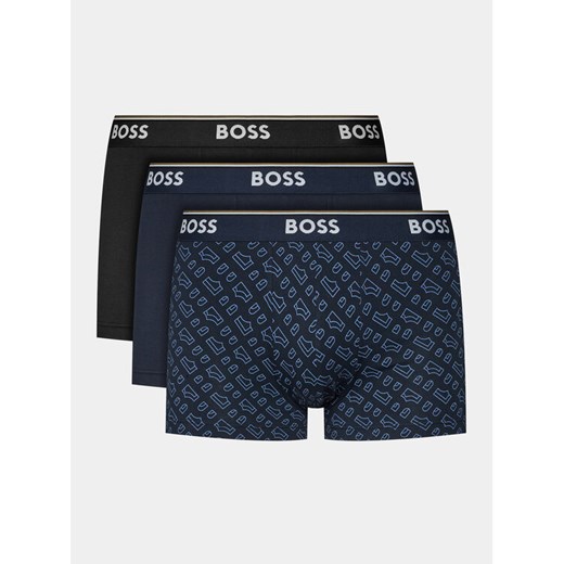 Boss Komplet 3 par bokserek Power Desig 50509200 Kolorowy S MODIVO