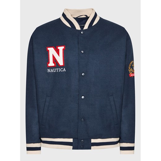 Nautica Kurtka bomber Wilson N1G00392 Granatowy Regular Fit ze sklepu MODIVO w kategorii Kurtki męskie - zdjęcie 182764530
