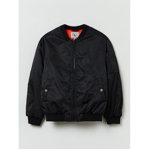 OVS Kurtka bomber 1821628 Czarny Regular Fit ze sklepu MODIVO w kategorii Kurtki chłopięce - zdjęcie 182764533