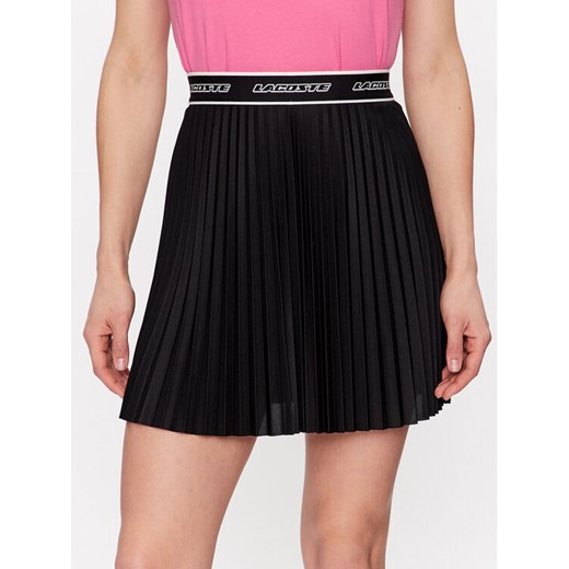 Lacoste Spódnica plisowana JF4342 Czarny Regular Fit Lacoste L MODIVO