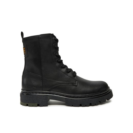 G-Star Raw Trapery Kafey Biker High W D26643 Czarny ze sklepu MODIVO w kategorii Workery damskie - zdjęcie 182764594