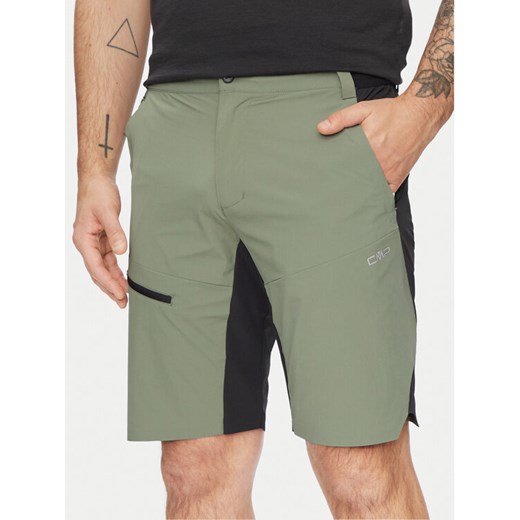 CMP Szorty sportowe 33T6667 Zielony Active Fit ze sklepu MODIVO w kategorii Spodenki męskie - zdjęcie 182764604