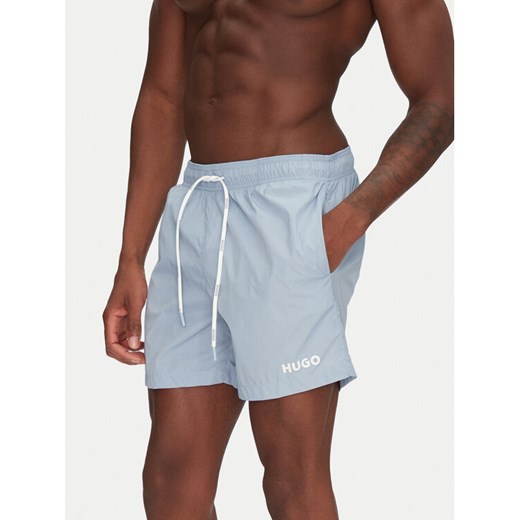 HUGO Szorty kąpielowe Haiti 50469312 Błękitny Regular Fit XXL MODIVO