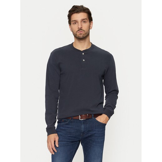 Marc O'Polo Longsleeve 429 2042 52184 Granatowy Regular Fit ze sklepu MODIVO w kategorii T-shirty męskie - zdjęcie 182765003