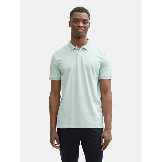 Tom Tailor Denim Polo 1045587 Zielony Regular Fit ze sklepu MODIVO w kategorii T-shirty męskie - zdjęcie 182765053