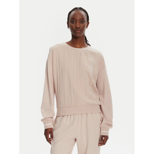 Liu Jo Sport Bluza TA5121 J5942 Beżowy Regular Fit ze sklepu MODIVO w kategorii Bluzy damskie - zdjęcie 182765091