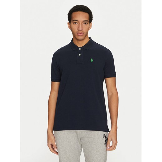 U.S. Polo Assn. Polo MUP3637 Granatowy Regular Fit ze sklepu MODIVO w kategorii T-shirty męskie - zdjęcie 182765092