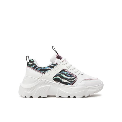 Just Cavalli Sneakersy 76RA3SL9 Biały ze sklepu MODIVO w kategorii Buty sportowe damskie - zdjęcie 182765110