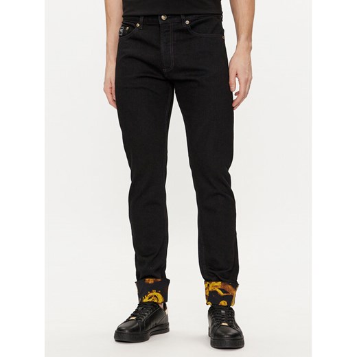 Versace Jeans Couture Jeansy 76GAB5DM Czarny Slim Fit ze sklepu MODIVO w kategorii Jeansy męskie - zdjęcie 182765122
