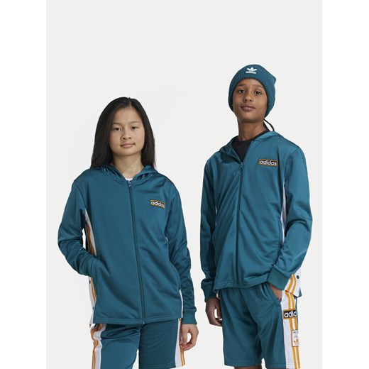 adidas Bluza Adibreak IX5188 Turkusowy Regular Fit ze sklepu MODIVO w kategorii Bluzy chłopięce - zdjęcie 182765164