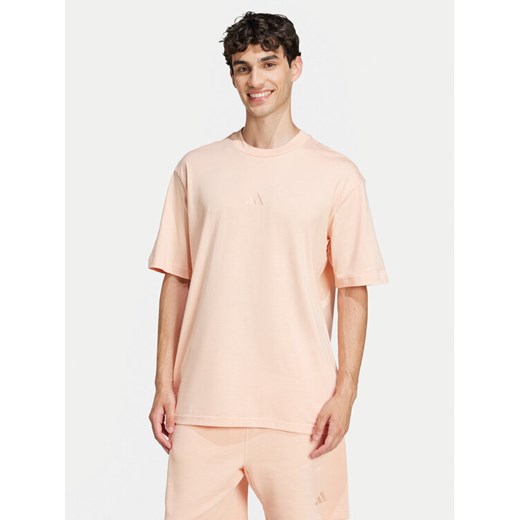 adidas T-Shirt Zwide Graphic JD5828 Koralowy Loose Fit ze sklepu MODIVO w kategorii T-shirty męskie - zdjęcie 182765183