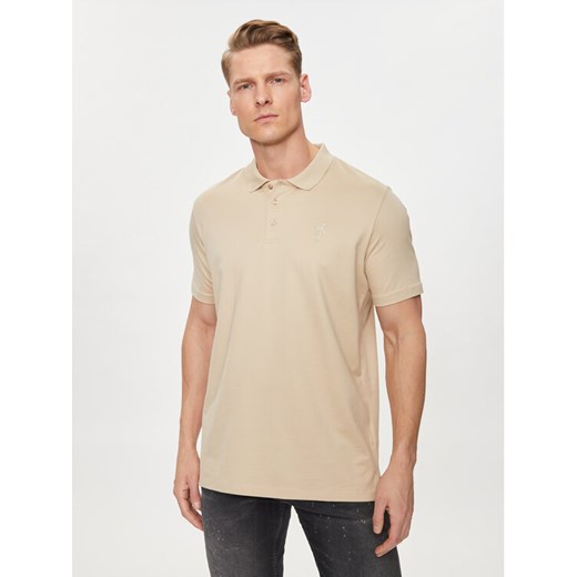 KARL LAGERFELD Polo 745028 542232 Beżowy Regular Fit Karl Lagerfeld L MODIVO