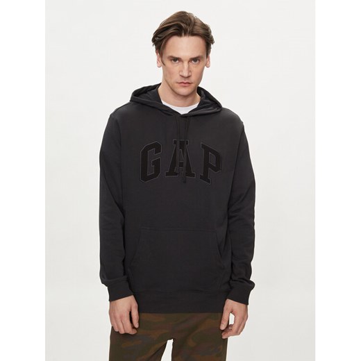 Gap Bluza 868453-04 Czarny Regular Fit ze sklepu MODIVO w kategorii Bluzy męskie - zdjęcie 182765281