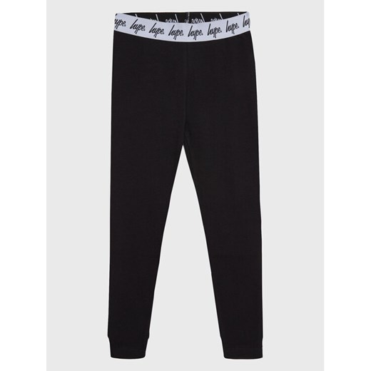 HYPE Legginsy CORE21-099 Czarny Slim Fit ze sklepu MODIVO w kategorii Spodnie dziewczęce - zdjęcie 182765303