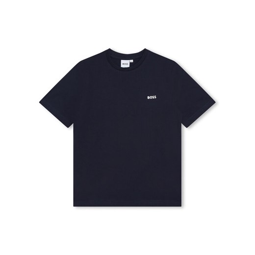 Boss T-Shirt J25P23 D Granatowy Regular Fit ze sklepu MODIVO w kategorii T-shirty chłopięce - zdjęcie 182765311