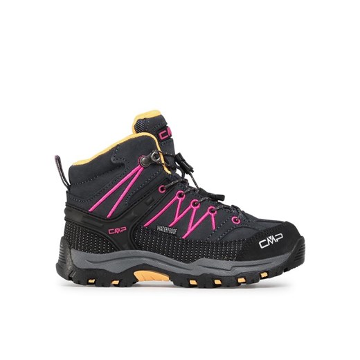 CMP Trekkingi Kids Rigel Mid Trekking Shoe Wp 3Q12944 Szary ze sklepu MODIVO w kategorii Buty trekkingowe dziecięce - zdjęcie 182765444