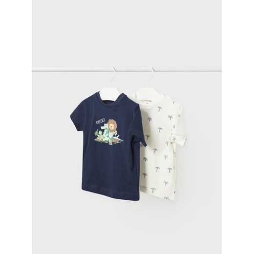 Mayoral Komplet 2 t-shirtów 1021 Kolorowy Regular Fit ze sklepu MODIVO w kategorii Koszulki niemowlęce - zdjęcie 182765544
